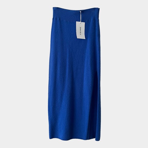 NWT‎ • Frame cashmere Compact Pencil Skirt in jet stream • size S